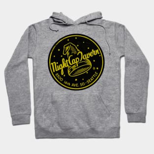 Retro Vintage Night Cap Tavern Seattle Hoodie